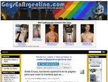 Tablet Screenshot of gaysenargentina.com